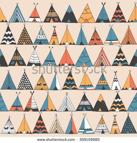 Tent Background, Teepee Pattern, Native American Teepee, Background Inspiration, Inspiration Poster, Native American Decor, American Summer, Native American Patterns, Graphic Arts Illustration