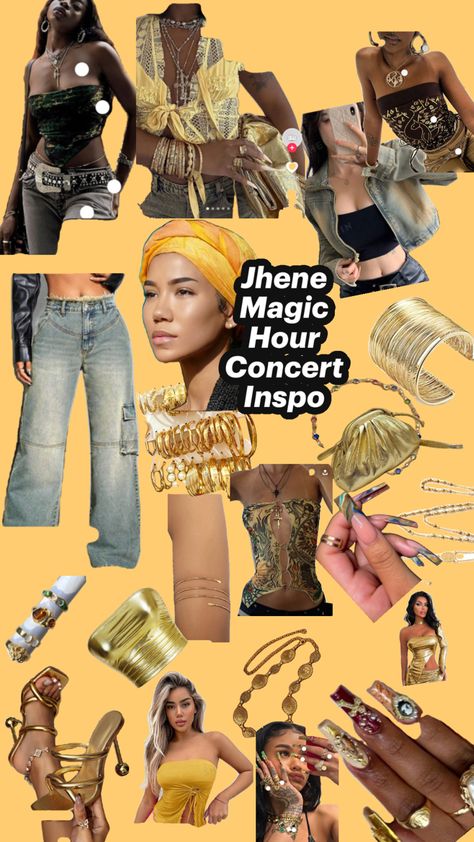 Outfit Ideas For Jhene Aiko Concert, Jhene Aiko Outfits Style, Jhene Concert Outfit Ideas, Jhene Aiko Magic Hour Tour Outfit, Jhene Aiko Outfit Ideas, Jhene Aiko Concert Outfit Magic Hour, Jhene Concert Outfit, Jhene Outfits, Jhene Aiko Outfits Concert