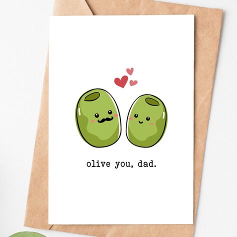 Cute Cards For Fathers Day, Easy Father’s Day Cards To Make, Cute Diy Fathers Day Cards, Father’s Day Card Ideas Pun, Dads Day Card Ideas, Father Bday Cards, Father Day Cards Diy, Farther Days Card Funny, Father Days Cards Ideas