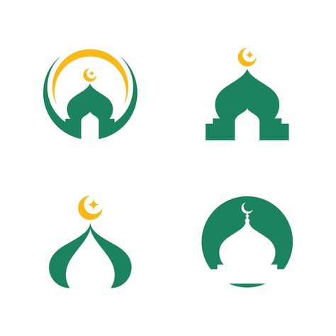 Islamic Mosque Logo Vector Tempalate Mosque Logo, Islamic Mosque, Compass Logo, Event Logo, Vector Logo, The Expanse, Vector Art, Vector Free, ? Logo