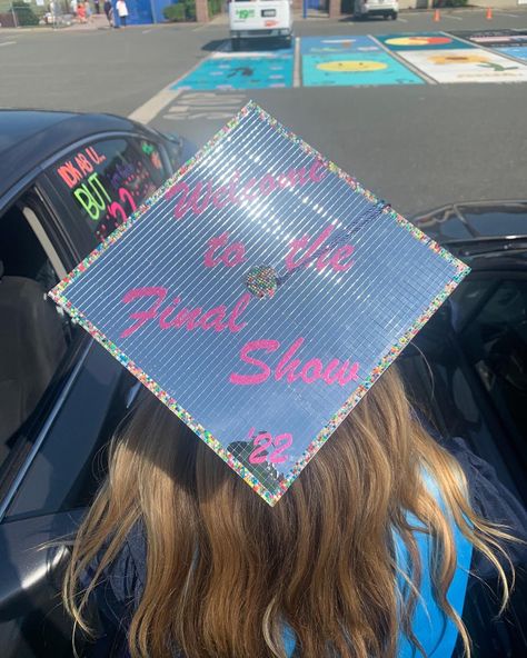 Disco Ball Graduation Cap, Disco Ball Grad Cap, Disco Graduation Cap, Pitch Perfect Graduation Cap, Harry Styles Graduation, Harry Styles Grad Cap, Harry Styles Graduation Cap, Graduation Cap With Flowers, Fiu Grad