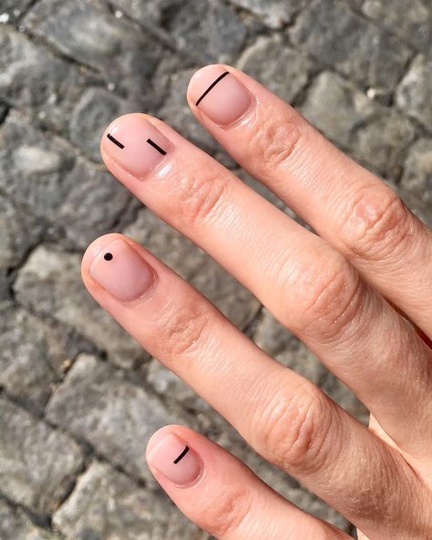 Minimal Nails Art, Mens Nails, Hippie Nails, Minimalist Nail Art, Minimal Nails, Minimalist Nails, Funky Nails, Chic Nails, Dope Nails