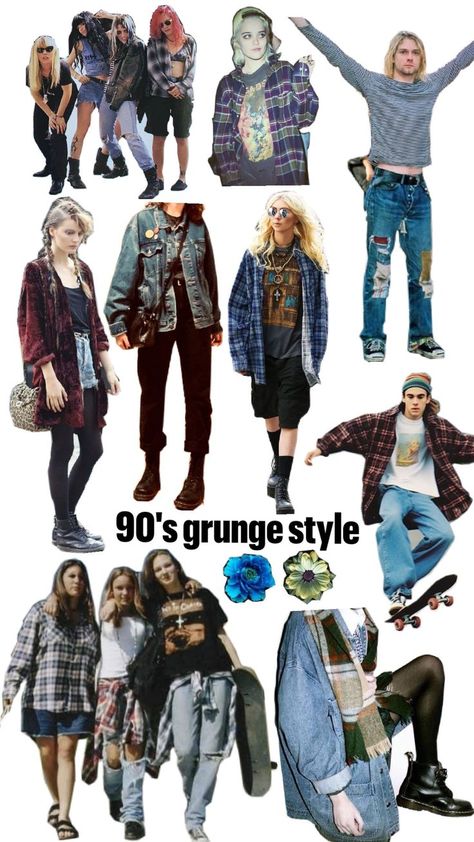 90s grunge style inspiration Skater Outfits Aesthetic 90s, 90s London Fashion, 80 Grunge Outfits, Punk 90s Fashion, Actual Grunge Outfits 90s, 2000s Fashion Outfits School Appropriate, 90s Androgynous Fashion, 1990 Fashion Outfits, Swaggy Outfits 90s