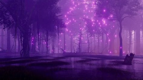 Purple Forest, Mysterious Forest, Purple Aesthetic Background, Dark Purple Wallpaper, Computer Wallpaper Desktop Wallpapers, Dark Purple Aesthetic, Desktop Wallpaper Art, Forest Background, Purple Themes