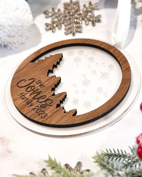 Wood slice ornament kids