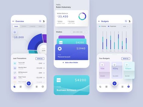 App Design Budget Planner App, Application Ui Design, Dashboard Mobile, Ui Design Mobile, Budget App, Mobile App Design Inspiration, App Interface Design, Finance App, Design Presentation