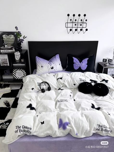 Kuromi Room, Small Room Makeover, Purple Theme, Cute Diy Room Decor, Purple Rooms, Dream Apartment Decor, Room Redesign, Pinterest Room Decor, Cute Bedroom Decor