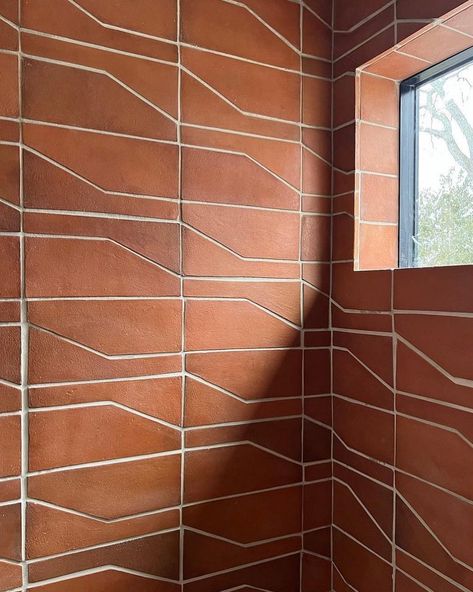 Zia Tile (@zia_tile) • Instagram photos and videos Cotto Tile, Zia Tile, Tile Inspiration, Mould Design, Bathroom Renos, Red Clay, House Bathroom, Modern Forms, Shower Design