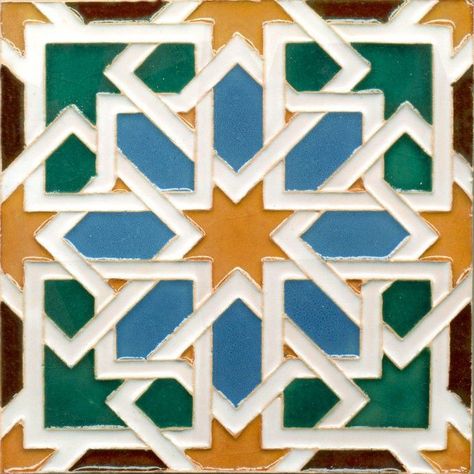 Islamic Tile Art, Alhambra Tiles, Islamic Motifs, Glass Painting Patterns, Clean Crafts, Islamic Patterns, Arabic Pattern, Graph Paper Art, Moroccan Mosaic