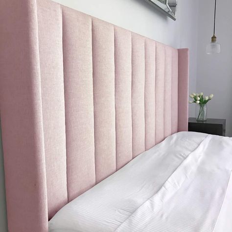 Upholstered Bedheads on Instagram: “New Winton Headboard available soon, making our colour selections today, I love this dusty pink, which colour is your favourite?” Dusty Pink Headboard, Pink Bedhead, Dusky Pink Bedroom, Dusty Pink Bedroom, Upholstered Bedhead, Pink Headboard, Modern Headboard, Bed Rest, Bedroom Headboard