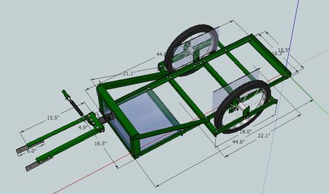 Trailer Construction Tips - Page 3 - Bike Forums Bicycle Cart, Teardrop Trailer Plans, Bicycle Sidecar, Bicycle Cargo Trailer, Gerobak Dorong, Bike Trailer Hitch, Bicycle Trailers, Bike Cargo Trailer, Bike Cart