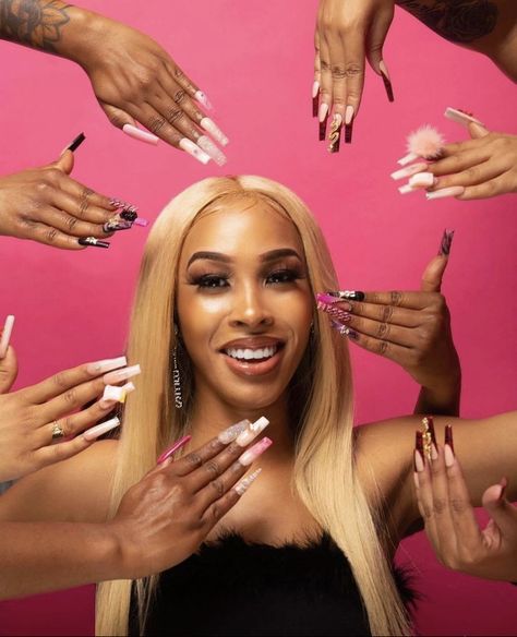 Nail Tech Photoshoot Ideas Black Women, Nail Tech Graduation Pictures, Cosmetology Graduation Pictures Photo Shoot, Nail Business Photoshoot Ideas, Nail Tech Photoshoot, Cosmetology Photoshoot Ideas, Nail Tech Photoshoot Ideas, Nail Photoshoot Ideas, Tech Photoshoot