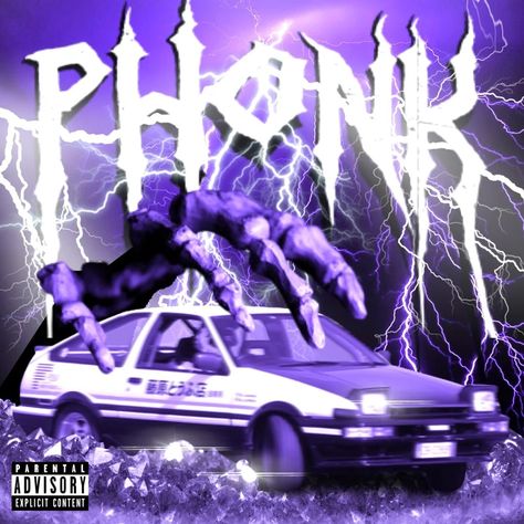 Phonk Music, Rap Aesthetic, Music Aesthetic, Album Cover Art, Parental Advisory Explicit Content, Music Covers, Car Covers, Music Playlist, Cover Art