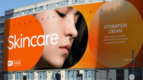 RS Group Circle Graphic Design, Hoarding Design, Graphisches Design, Billboard Design, Outdoor Advertising, Skin Care Cream, Hydrating Cream, Corporate Design, Brand Identity Design