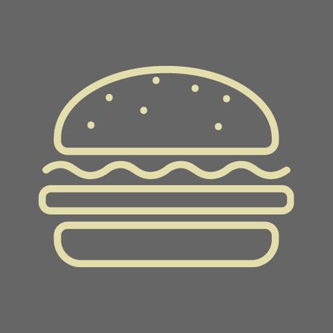 Burger Aesthetic, Eat Time, Burger Icon, Burger Logo, Food Drawings, Cute Food Drawings, Time To Eat, Yellow Aesthetic, Food Drawing