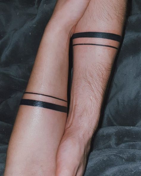 Black Cuff Tattoo, Jay Alvarez, Thigh Band Tattoo, Black Band Tattoo, Tattoo Strength, Tattoos Ideas For Women, Puppy Tattoo, Cuff Tattoo, Line Tattoo Ideas