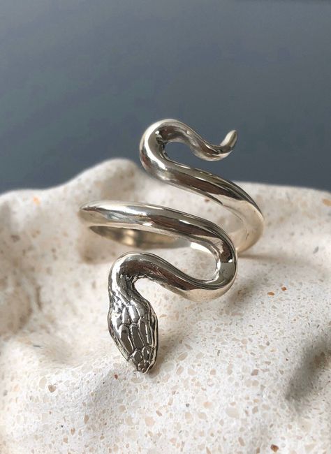 Leta Lestrange, Hammer Texture Ring, Pinterest Shop, Silver Snake Ring, Wide Silver Ring, Chunky Silver Rings, Mens Band Rings, Oxidized Silver Rings, Silver Wrap Ring