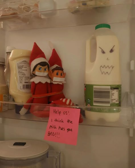 Elf On The Shelf Pet Ideas, Elf On Shelf Funny, Elf Ideas Easy, Bad Elf, Elf Funny, Awesome Elf On The Shelf Ideas, Elf Activities, Xmas Elf, Elf Antics