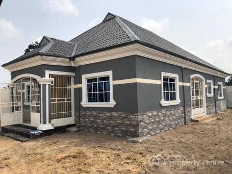 Can I Build This Type Of House In Three Months? - Properties - Nigeria Nigeria House Painting, Bungalow House Design Nigeria, Nigeria House Design, Houses In Nigeria, Nigeria House, House Paints, Front Building Design, April Quotes, Lodge Ideas