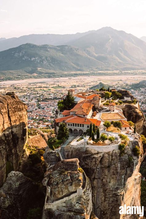 Peter Orsel has only been an Alamy contributor since 2022, yet he has already amassed an impressive collection with over 2000 visually stunning images, capturing locations around the world. His most recent passion has led him to capture new perspectives of his travels using drone technology. 🌎 📷: Aerial Drone View of Monastery in Meteora, Greece. Featured Image ID: 2KJ3BDK // Peter Orsel #alamyblog #photography #photographers #travel #drones #creatives #visualedit #global #aerial Meteora Greece, Drone Technology, Aerial Drone, About Me Blog, New Perspective, Drones, Around The Worlds, Greece, Around The World