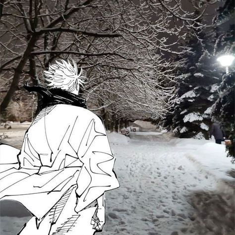 Gojo Hidden Inventory Arc Pfp, Gojo And Toji Matching Pfp, Gojo I Am The Honored One, Anime Winter Wallpaper, Gojo Widget, Insta Avatar, Winter Pfp, Gojo Icons, Avatar Boy