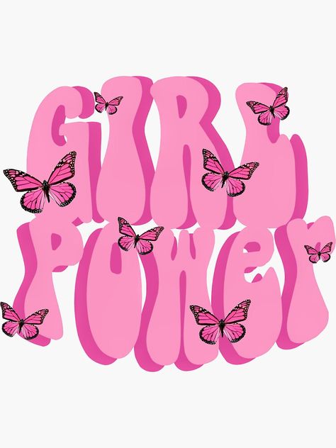 Girl Power Aesthetic, Power Aesthetic, Girl Power, Butterflies, Pink