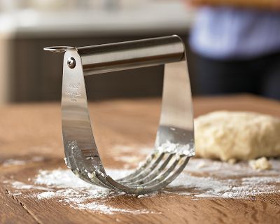 you may think you need a food processor to make pastry dough, but you don't. Making Patterns, Pastry Blender, Grilling Season, Stainless Steel Cleaning, Williams Sonoma, Baking Tools, Knife Making, Cooking Tools, Vanilla Bean