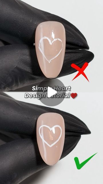 Beetles Gel Polish on Instagram: "💅Ready to perfect your heart-shaped nails? 
💖Follow our easy guide
✨Using Libra Peace & Love 6 Colors Gel Polish Set
Marilyn White Gel Polish
2 In 1 Nail Art Pen (Liner Brush & Dotting Pen)

#beetlesgelpolish #nailhacks #nailtechhacks #nailtutorial #nailteach #nailtips #heartnail #naildesign" How To Draw A Heart On Nails, Nails With Writing, Heart Nail Art Tutorial, Glamnetic Nails, Nail Art Step By Step, White Gel Polish, Beetles Gel Polish, Shaped Nails, Liner Brush