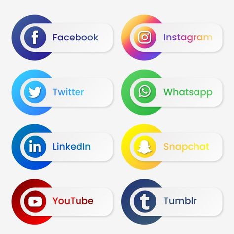 Buttons Png, Facebook And Instagram Logo, Phone Vector, S Png, Social Media Icons Vector, Logo Instagram, Network Icon, Communication Logo, Vector Gradient