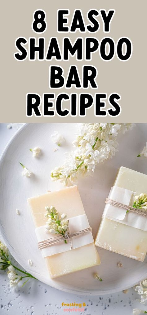 Shampoo bars are a great (and economical!) way to keep your hair healthy and looking its best. These DIY coconut shampoo bar recipes that are quick and easy. Organic Shampoo Bar Recipe, Best Shampoo Bar Recipe, Diy Shampoo And Conditioner Bars Recipes, Handmade Shampoo Bars, Homemade Bar Shampoo And Conditioner, Shampoo Bar Recipe For Oily Hair, How To Make Conditioner Bars, Recipe For Shampoo Bars, Homemade Shampoo And Conditioner Bars