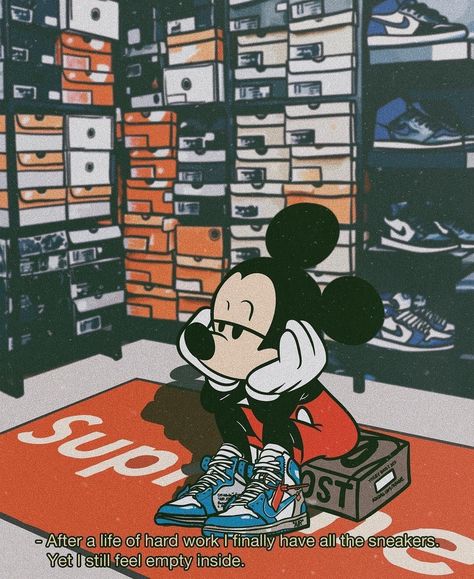 Sneaker Cartoon Wallpapers on WallpaperDog Shoe Store, Wallpapers, Rug, Iphone, Sneakers, Red