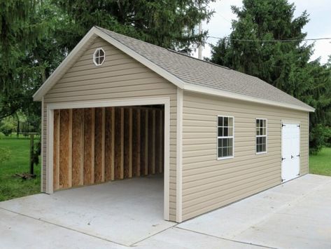 4 Reasons A Custom Built Portable Garage Is The Best 1 Car Garage Ideas, Single Car Garage Ideas, 20x20 Garage, Cheap Garage Build Measurememts, 24x36 Garage, Detached Garage Ideas, Build A Garage, 30x40 Garage, Garage Building Plans