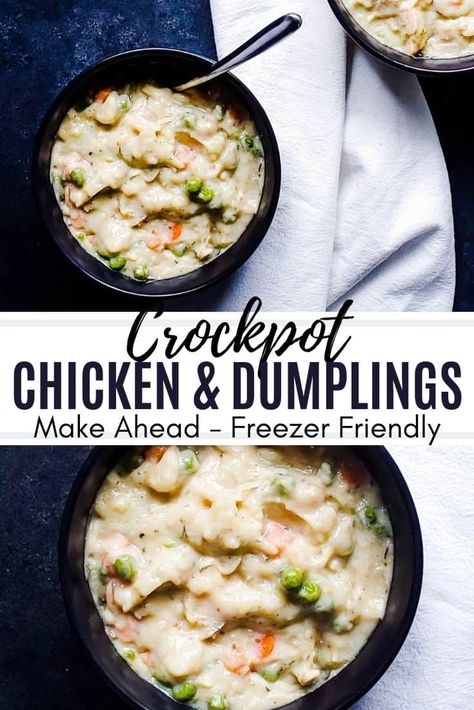 Best Crockpot Chicken And Dumplings, Crockpot Biscuits, Chicken And Dumplings Recipe With Biscuits, Dumplings Crockpot, The Best Crockpot Chicken, Dumplings With Biscuits, Chicken And Dumplings With Biscuits, Fall Slow Cooker, Chicken Peas