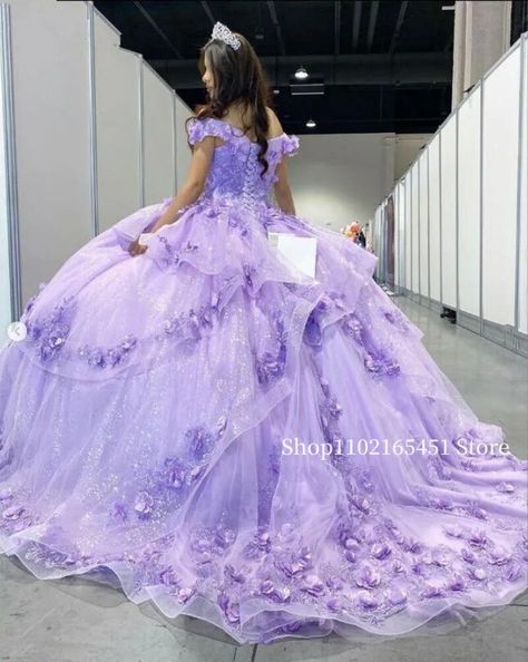 Lavender Quince Dress, Lilac Ball Gown, Lilac Quinceanera Dresses, Lavender Quinceanera Dresses, Lavender Quinceanera, Vestido Charro, Quince Dresses Purple, Ball Gown Quinceanera Dresses, Purple Quinceanera Dresses