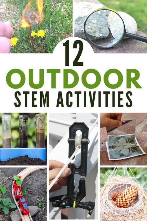 Nature Schooling, Homeschool Motivation, Outdoor Classroom Activities, Outdoor Education Activities, Screen Free Summer, Summer Stem Activities, Spring Stem, Homeschool Stem, Stem Activities For Kids