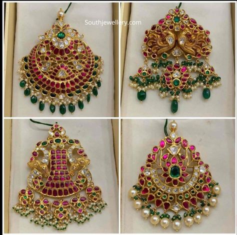 Kundan Pendants, Diamonds And Pearls, Antique Gold Jewelry Indian, Bridal Jewellery Design, Jewelry Design Drawing, Gold Jewelry Simple Necklace, Gold Necklace Indian Bridal Jewelry, Antique Bridal Jewelry, Antique Jewelry Indian