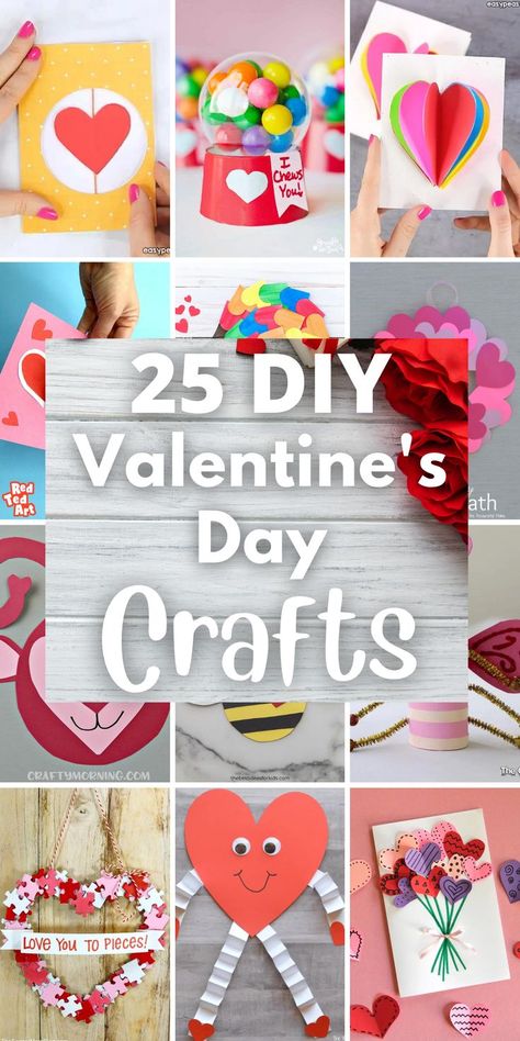 What better way to show your loved ones how much you care than by making homemade Valentines Day crafts? There are a variety of Valentines Day crafts for kids and adults, from Valentines Day Crafts and activities to Valentines Day projects. No matter what your skill level or crafty experience, there is a Valentines Day craft out there for you! Diy Valentines Day Crafts, Valentines Day Crafts For Kids, Valentines Day Projects, Cards Making Ideas, Homemade Valentines Day, Valentines Day Craft, Valentines Day Crafts, Cards Tutorial, Diy Valentines Day