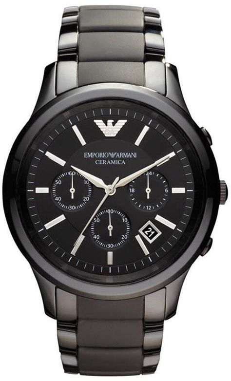 Emporio Armani Watch Classic Mens AR1452 | C W Sellors Luxury Watches Emporio Armani Watch, Armani Models, Armani Watches For Men, Armani Watch, Emporio Armani Men, Armani Watches, Mens Chronograph, Ceramic Watch, Armani Black