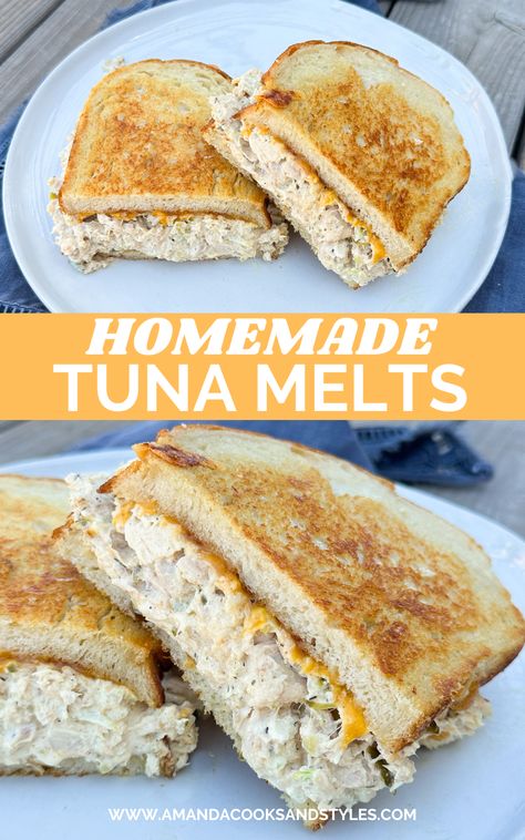 Tuna Melt On Sourdough, Gourmet Grilled Cheese Sandwich, Tuna Melt Sandwich, Tuna Melt Recipe, Gourmet Grilled Cheese, Sourdough Bread Sandwiches, Melt Recipe, Tuna Melt, Tuna Sandwich