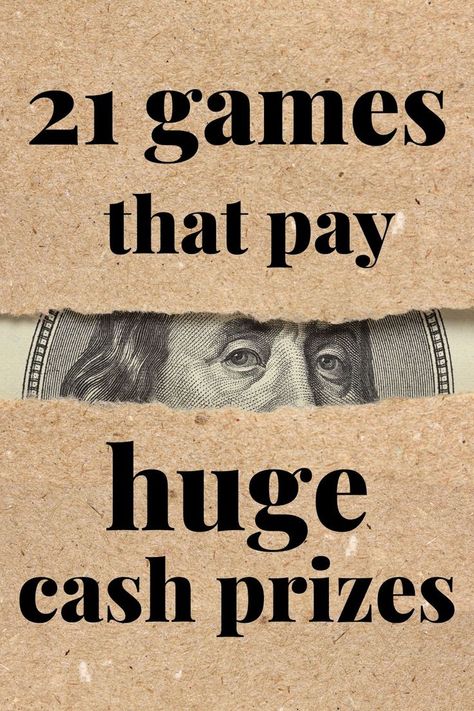 Games To Earn Real Money, Games That Pay Real Money, Apps To Make Money, Extra Money Jobs, Money Making Websites, Best Money Making Apps, Apps That Pay You, Money Apps, Apps That Pay