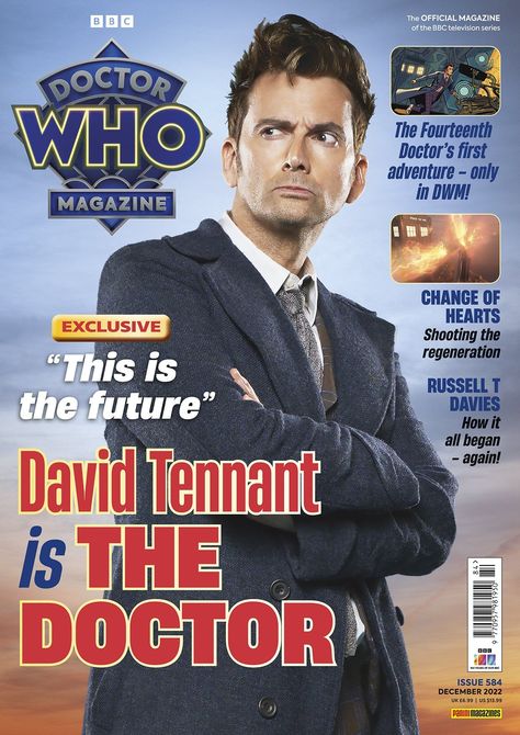 Doctor Who Magazine, Doctor Who Comics, Doctor Who Poster, Teeth Doctor, New Doctor Who, Doctor Who Tv, Catherine Tate, British Movies, David Tennant Doctor Who