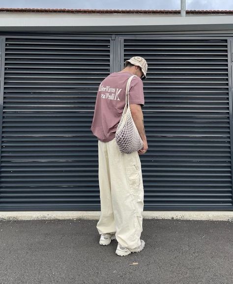 Outfit Ideas Drip, Baggy Street Style, Minimal Summer Outfit, Summer Style Men, Minimal Streetwear, Asian Streetwear, Guys Fits, Masculine Fashion, Streetwear For Men