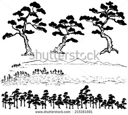 Japanese Tree, Family Stock Photo, Silhouette Illustration, Lifestyle Illustration, Video Artist, Photo Calendar, Family Illustration, Tree Illustration, Landscape Illustration