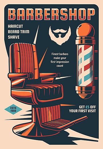 Barber Shop Poster, Mustache Template, Barbershop Poster, Barber Poster, Barber Shop Vintage, Barber Shop Pole, Barber Logo, Vintage Banner, Vintage Barber