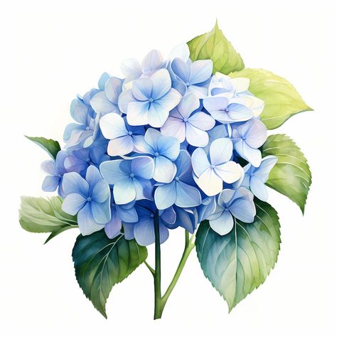 Hydrangea, Hydrangea Flowers Watercolor Clipart Set With 10 JPG Images Instant Download, Commercial Use, Digital Prints - Etsy Ukraine Hydrangea Flower Drawing, Hydrangea Pictures, Hydrangea Illustration, Hydrangea Clipart, Hydrangea Picture, Hydrangea Watercolor, Hydrangeas Art, Watercolour Ideas, Watercolor Hydrangea