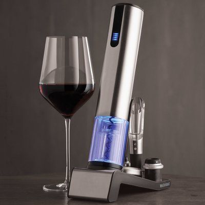 Wine Enthusiast Companies 2 in 1 Electric Automatic and Preserver Set Awesome Gadgets, Electric Wine Opener, Wine Preserver, Wine Tools, Wine Stains, Cheap Wine, Red Wine Glasses, Wine Cellars, Wine Store