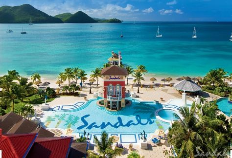 Where to Stay in Saint Lucia? Complete guide | SANDALS Caribbean All Inclusive, Sandals Resort, Best Island Vacation, Sandals Resorts, Saint Lucia, Montezuma, All Inclusive Vacations, Caribbean Vacations, Caribbean Beaches