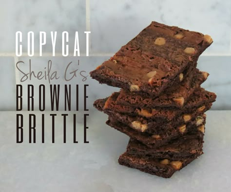 Brownie Brittle Recipe, Brownie Brittle, Brittle Recipes, Baked Chips, Funnel Cake, Daily Bread, Brownie Recipes, Dessert Bars, Different Recipes