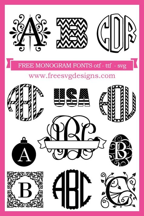 Curcit Ideas, Free Monogram Maker, Svg Decals, Cricut Monogram Font, Nightmare Before Christmas Font, Cricut Teacher, Christmas Fonts Alphabet, Monogram Maker, Free Monogram Fonts