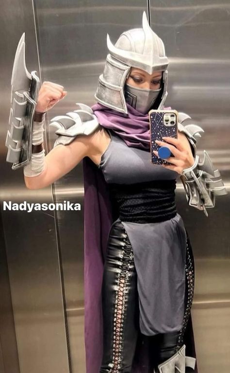 Tmnt Women Costume, Ninja Turtle Cosplay, Tmnt Costume Women, Tmnt Costume Ideas, Shredder Cosplay, Shredder Costume, 1987 Tmnt, Female Ninja Turtle, Tmnt Cosplay